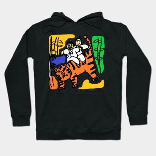 people dancing on tigers Hoodie